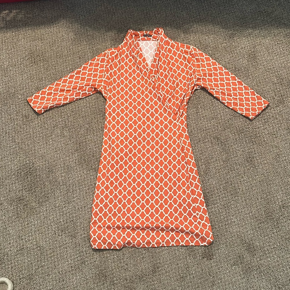 J. McLaughlin orange dress